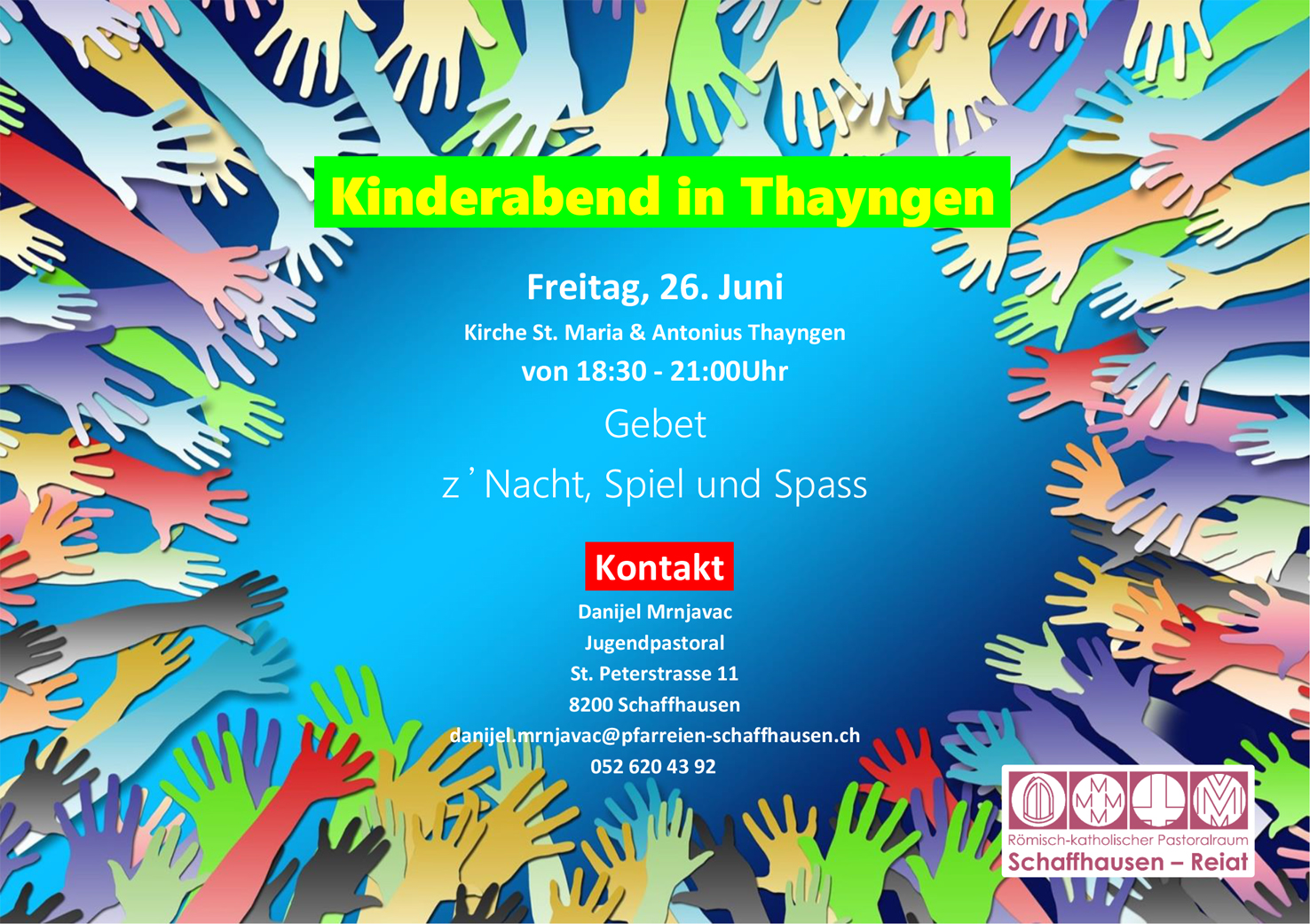 Flyer Kinderabend Thayngen